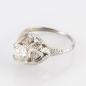 Preview: Art Deco Ring (750er Gold) mit 1.08ct Brillanten