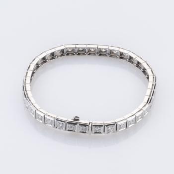 2.70ct Diamond Tennis Bracelet in 18K White Gold