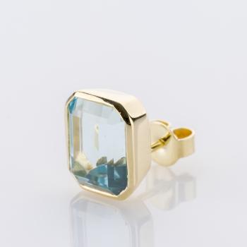 Preview: 6 ct Aquamarine Earrings in 14K Yellow Gold