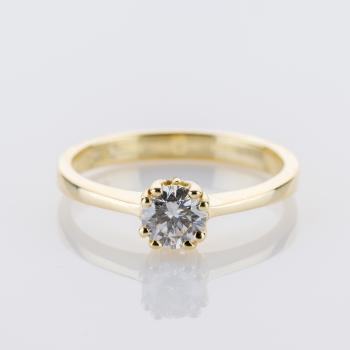 0.49ct Diamond Ring in 14K Yellow Gold