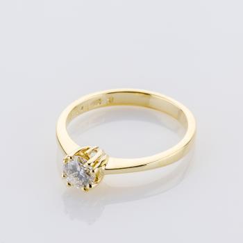 Preview: 0.49ct Diamond Ring in 14K Yellow Gold