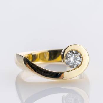 0.46ct Diamond Ring in 14k Yellow Gold