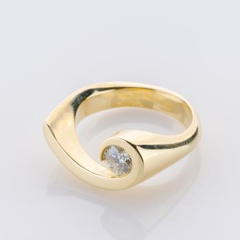 Preview: 0.46ct Diamond Ring in 14k Yellow Gold