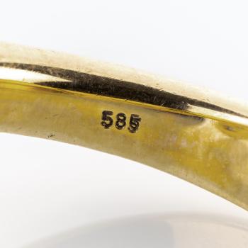 Ring aus 585er Gelbgold mit 0.30ct Brillant