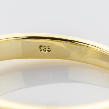 14k gold ring with a 0.45ct diamond