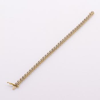 Tennisarmband aus 585er Gold mit 2.0ct Brillanten