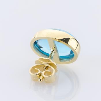 10.0 ct Topaz Earrings in 14K Yellow Gold