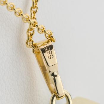 Preview: Anhänger aus 585er Gelbgold mit 6,94 ct Topas