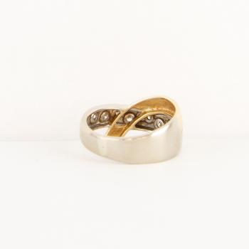 Ladies ring 14k gold with 0.20ct diamonds