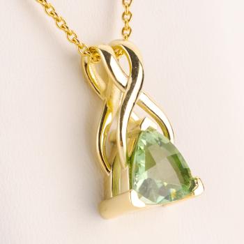 Preview: Anhänger 585er Gold mit 2.77ct Peridot