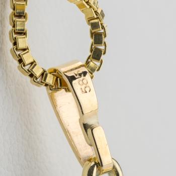 Preview: Anhänger aus 585er Gelbgold mit 5,39 ct Topas