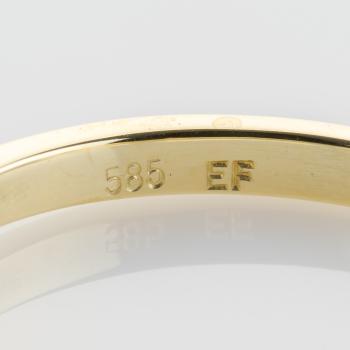 Ring in 585er Gold mit 0.10 ct Brillant