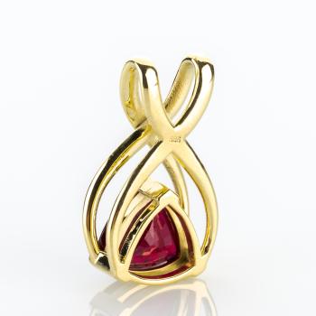 Pendant 14k gold with a 3.83ct ruby from our Diana collection