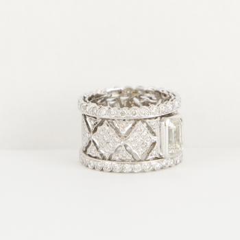 Preview: Damenring (750er Gold) mit Brillanten