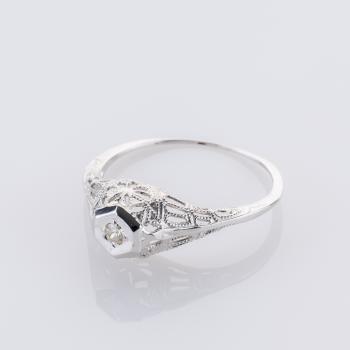 Preview: 0.05ct Diamond Ring in 14K White Gold