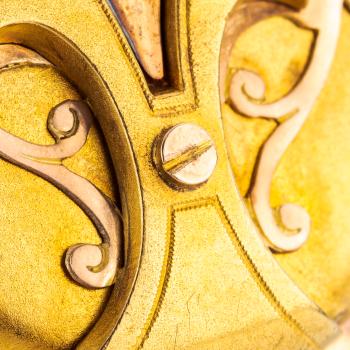 Antiker Anhänger (14k Gold) mit Diamant