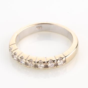 Preview: Damenring (585er Gold) mit Brillanten