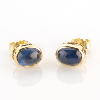 Ohrstecker 585er Gold mit 3.0ct Saphire