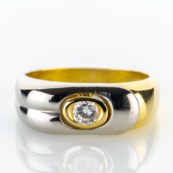 Ring 750er Gold mit 0.20ct Brillant