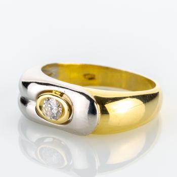Preview: Ring 750er Gold mit 0.20ct Brillant