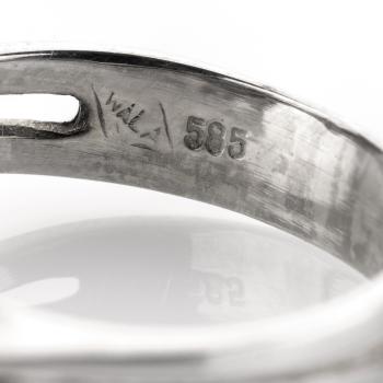 Damenring aus 585er Gold mit 0.75ct Saphiren und 0.30ct Brillanten