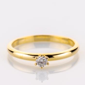 750er Gold Ring mit Brillant