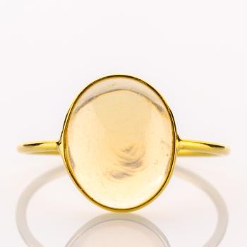 Ring aus 750er Gelbgold mit Opal