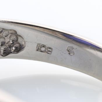Platinum ring with a 4.0ct tanzanite