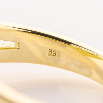 Ring aus 585er Gold mit 1.41ct Aquamarin