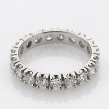 Memoire Ring aus 750er Gold mit 1,70ct Brillanten