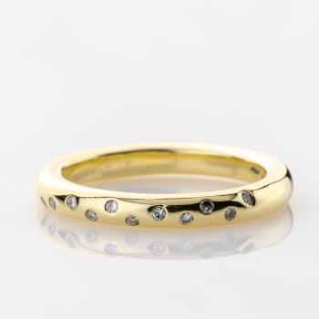 Ring aus 585er Gold mit 0.11ct Brillanten