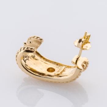 0.10 ct Diamond Earrings in 14K Yellow Gold