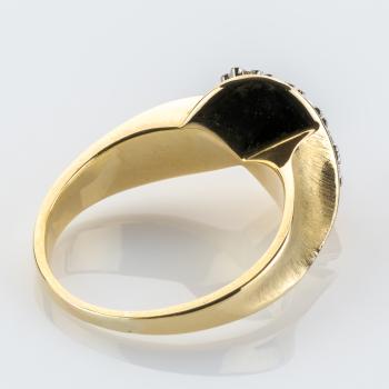 Preview: Vintage Ring aus 585er Gold mit 0.25ct Brillanten