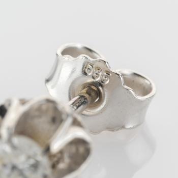 Diamond Stud Earrings in 14K White Gold with 0.40 ct