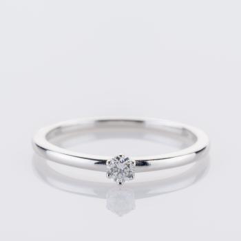 0.10ct Diamond Ring in 14K White Gold