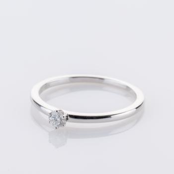 Preview: 0.10ct Diamond Ring in 14K White Gold