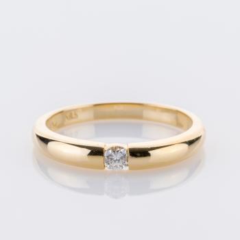 0.12ct Diamond Ring in 14K Yellow Gold