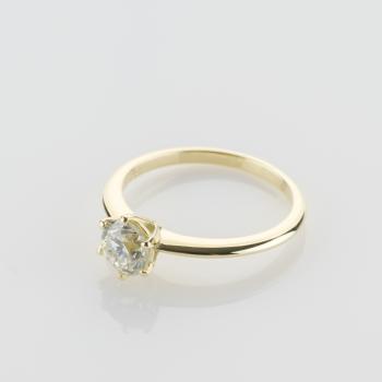Preview: 1.01 ct Brilliant Solitaire in 14k Yellow Gold