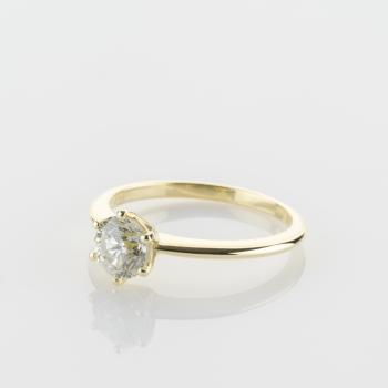Preview: 1.01 ct Brilliant Solitaire in 14k Yellow Gold