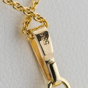 Preview: Anhänger aus 585er Gelbgold mit 0,70 ct Brillant