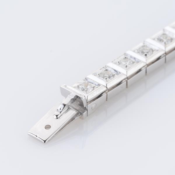 2.70ct Diamond Tennis Bracelet in 18K White Gold