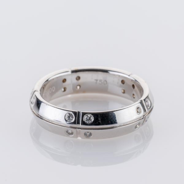 Ring aus 750 Weißgold mit 0,20 ct Brillanten