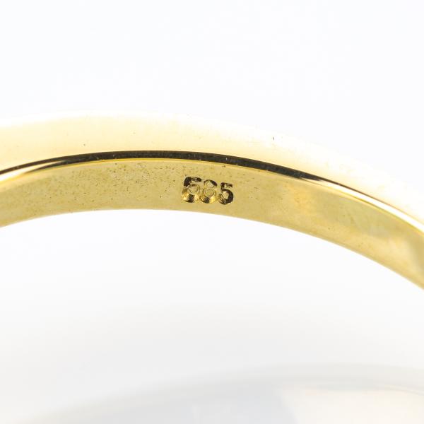 Ladies ring 14k gold with 1.28ct emerald
