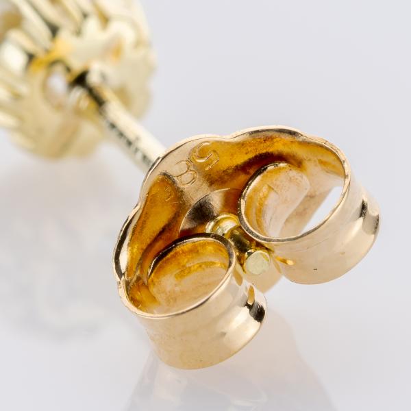 0.50 ct Diamond Earrings in 585 Yellow Gold