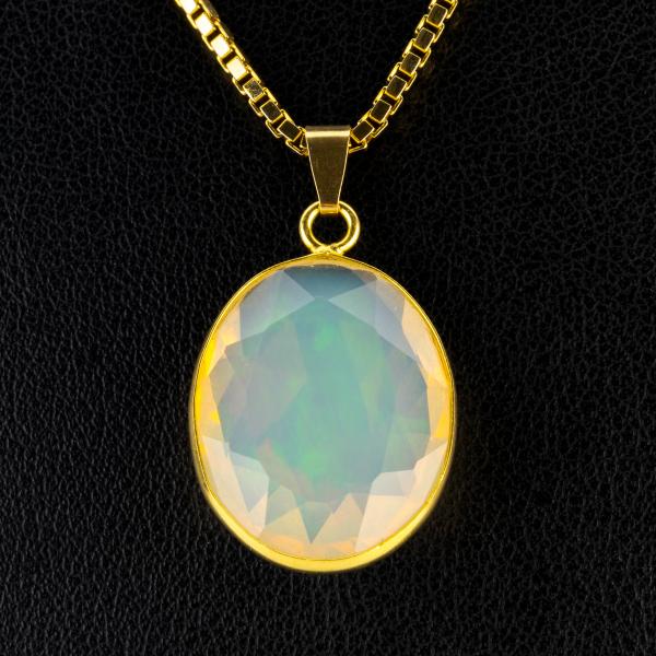 Anhänger (750er Gold) mit Opal
