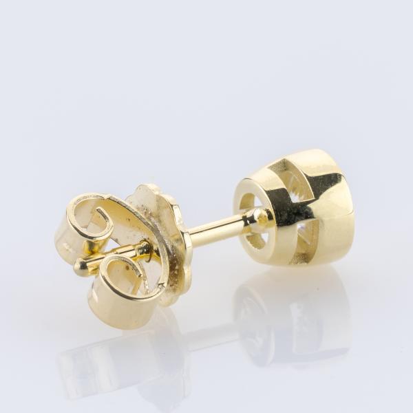 0.86 ct Diamond Stud Earrings in 14K Yellow Gold