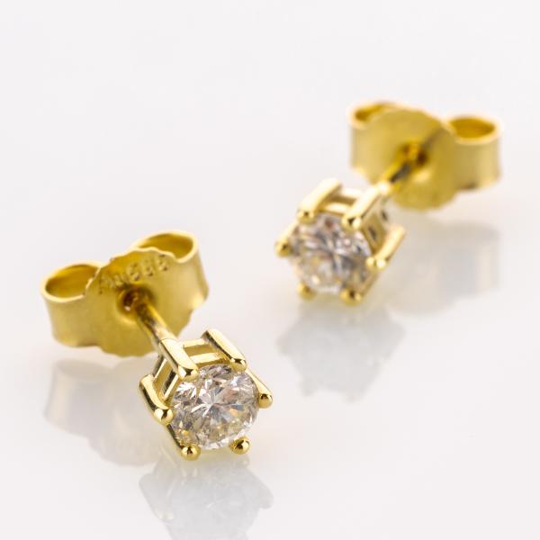 Ohrstecker aus 585er Gold mit 0.38ct Brillanten