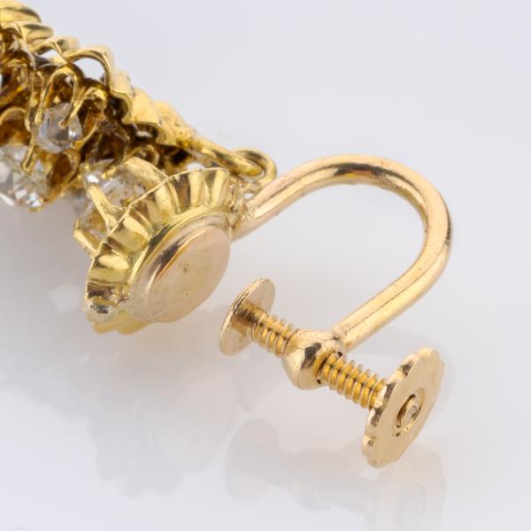 1.3ct Diamond Earrings in 14K Yellow Gold