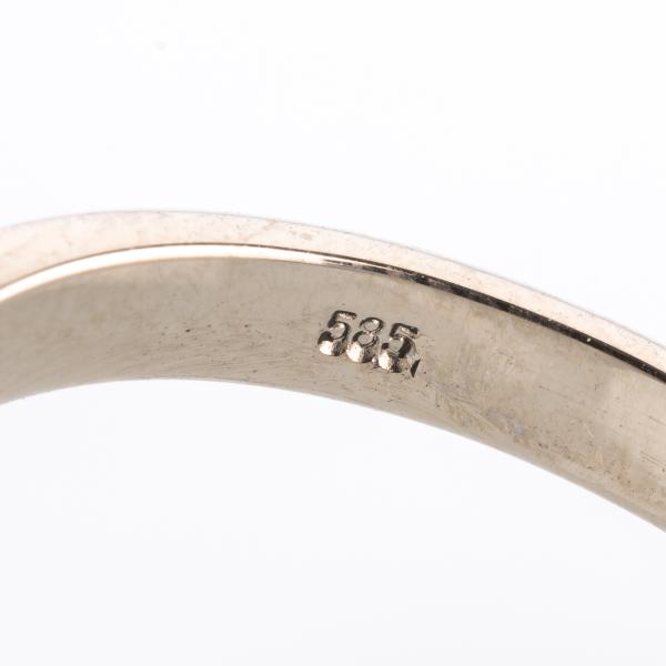 Damenring 585er Gold mit einem 1.43ct Saphir und 0.10ct Brillant