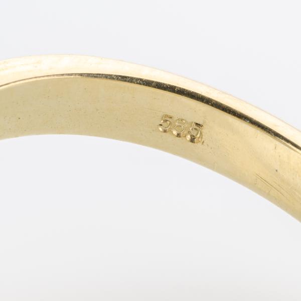 Ladies ring 14k gold with 2.12ct ruby and 0.10ct diamond